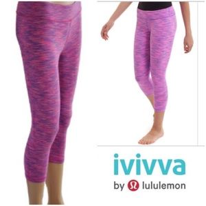 🍋 Ivivva Space Dyed Crops Like 🆕 Sz 10